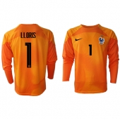 Frankrike Hugo Lloris #1 Keeper Replika Hjemmedrakt VM 2022 Langermet