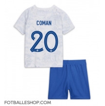 Frankrike Kingsley Coman #20 Replika Bortedrakt Barn VM 2022 Kortermet (+ bukser)