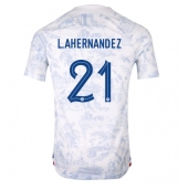 Frankrike Lucas Hernandez #21 Replika Bortedrakt VM 2022 Kortermet