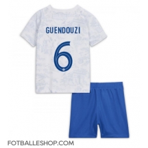 Frankrike Matteo Guendouzi #6 Replika Bortedrakt Barn VM 2022 Kortermet (+ bukser)