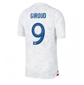 Frankrike Olivier Giroud #9 Replika Bortedrakt VM 2022 Kortermet