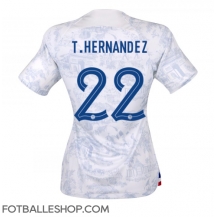 Frankrike Theo Hernandez #22 Replika Bortedrakt Dame VM 2022 Kortermet