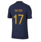 Frankrike William Saliba #17 Replika Hjemmedrakt VM 2022 Kortermet