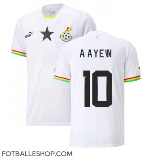 Ghana Andre Ayew #10 Replika Hjemmedrakt VM 2022 Kortermet