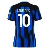 Inter Milan Lautaro Martinez #10 Replika Hjemmedrakt Dame 2023-24 Kortermet
