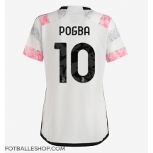 Juventus Paul Pogba #10 Replika Bortedrakt Dame 2023-24 Kortermet