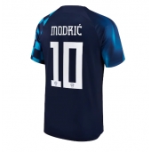 Kroatia Luka Modric #10 Replika Bortedrakt VM 2022 Kortermet