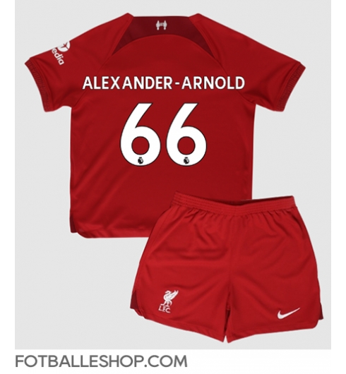 Liverpool Alexander-Arnold #66 Replika Hjemmedrakt Barn 2022-23 Kortermet (+ bukser)