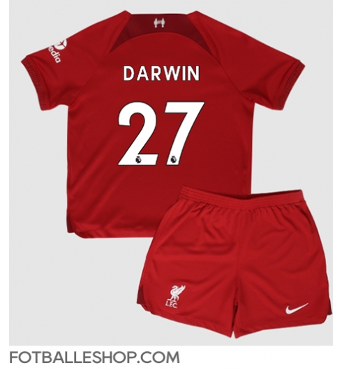 Liverpool Darwin Nunez #27 Replika Hjemmedrakt Barn 2022-23 Kortermet (+ bukser)