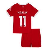 Liverpool Mohamed Salah #11 Replika Hjemmedrakt Barn 2023-24 Kortermet (+ bukser)