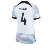 Liverpool Virgil van Dijk #4 Replika Bortedrakt Dame 2022-23 Kortermet