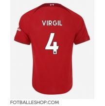 Liverpool Virgil van Dijk #4 Replika Hjemmedrakt 2022-23 Kortermet