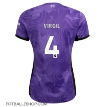Liverpool Virgil van Dijk #4 Replika Tredjedrakt Dame 2023-24 Kortermet