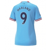 Manchester City Erling Haaland #9 Replika Hjemmedrakt Dame 2022-23 Kortermet