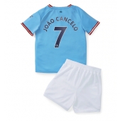 Manchester City Joao Cancelo #7 Replika Hjemmedrakt Barn 2022-23 Kortermet (+ bukser)