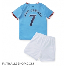 Manchester City Joao Cancelo #7 Replika Hjemmedrakt Barn 2022-23 Kortermet (+ bukser)