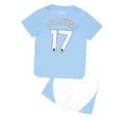Manchester City Kevin De Bruyne #17 Replika Hjemmedrakt Barn 2023-24 Kortermet (+ bukser)