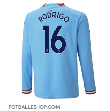 Manchester City Rodri Hernandez #16 Replika Hjemmedrakt 2022-23 Langermet