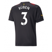 Manchester City Ruben Dias #3 Replika Bortedrakt 2022-23 Kortermet