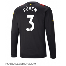 Manchester City Ruben Dias #3 Replika Bortedrakt 2022-23 Langermet