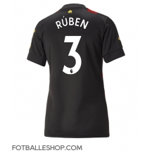Manchester City Ruben Dias #3 Replika Bortedrakt Dame 2022-23 Kortermet