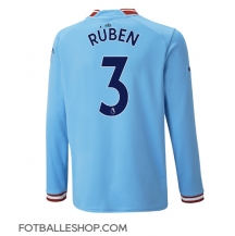 Manchester City Ruben Dias #3 Replika Hjemmedrakt 2022-23 Langermet