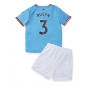 Manchester City Ruben Dias #3 Replika Hjemmedrakt Barn 2022-23 Kortermet (+ bukser)