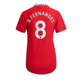 Manchester United Bruno Fernandes #8 Replika Hjemmedrakt Dame 2022-23 Kortermet