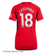 Manchester United Casemiro #18 Replika Hjemmedrakt Dame 2023-24 Kortermet