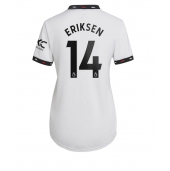 Manchester United Christian Eriksen #14 Replika Bortedrakt Dame 2022-23 Kortermet