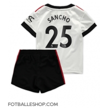 Manchester United Jadon Sancho #25 Replika Bortedrakt Barn 2022-23 Kortermet (+ bukser)