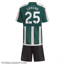 Manchester United Jadon Sancho #25 Replika Bortedrakt Barn 2023-24 Kortermet (+ bukser)