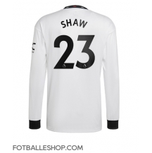 Manchester United Luke Shaw #23 Replika Bortedrakt 2022-23 Langermet