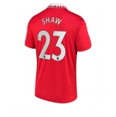 Manchester United Luke Shaw #23 Replika Hjemmedrakt 2022-23 Kortermet
