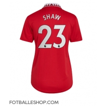 Manchester United Luke Shaw #23 Replika Hjemmedrakt Dame 2022-23 Kortermet