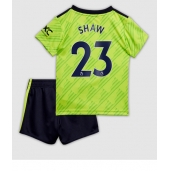 Manchester United Luke Shaw #23 Replika Tredjedrakt Barn 2022-23 Kortermet (+ bukser)