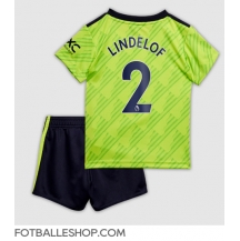 Manchester United Victor Lindelof #2 Replika Tredjedrakt Barn 2022-23 Kortermet (+ bukser)