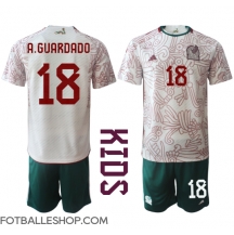 Mexico Andres Guardado #18 Replika Bortedrakt Barn VM 2022 Kortermet (+ bukser)