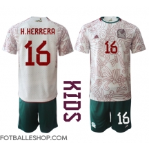 Mexico Hector Herrera #16 Replika Bortedrakt Barn VM 2022 Kortermet (+ bukser)