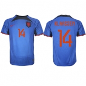 Nederland Davy Klaassen #14 Replika Bortedrakt VM 2022 Kortermet