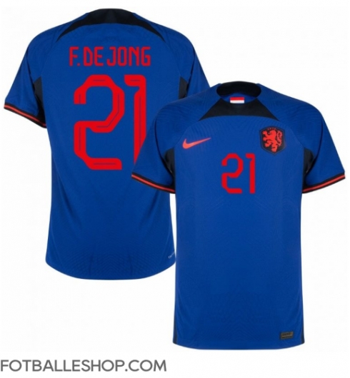 Nederland Frenkie de Jong #21 Replika Bortedrakt VM 2022 Kortermet