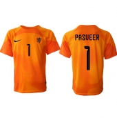 Nederland Remko Pasveer #1 Keeper Replika Bortedrakt VM 2022 Kortermet