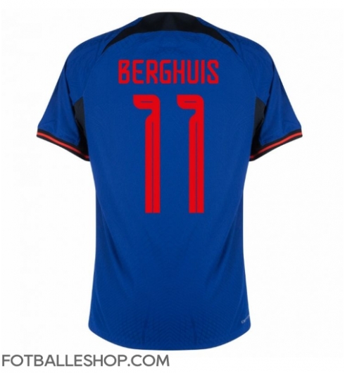 Nederland Steven Berghuis #11 Replika Bortedrakt VM 2022 Kortermet