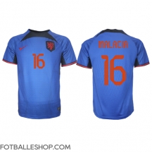 Nederland Tyrell Malacia #16 Replika Bortedrakt VM 2022 Kortermet