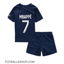 Paris Saint-Germain Kylian Mbappe #7 Replika Hjemmedrakt Barn 2022-23 Kortermet (+ bukser)