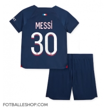 Paris Saint-Germain Lionel Messi #30 Replika Hjemmedrakt Barn 2023-24 Kortermet (+ bukser)