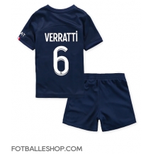 Paris Saint-Germain Marco Verratti #6 Replika Hjemmedrakt Barn 2022-23 Kortermet (+ bukser)