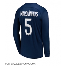 Paris Saint-Germain Marquinhos #5 Replika Hjemmedrakt 2022-23 Langermet