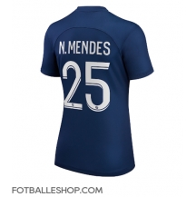 Paris Saint-Germain Nuno Mendes #25 Replika Hjemmedrakt Dame 2022-23 Kortermet