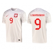 Polen Robert Lewandowski #9 Replika Hjemmedrakt VM 2022 Kortermet